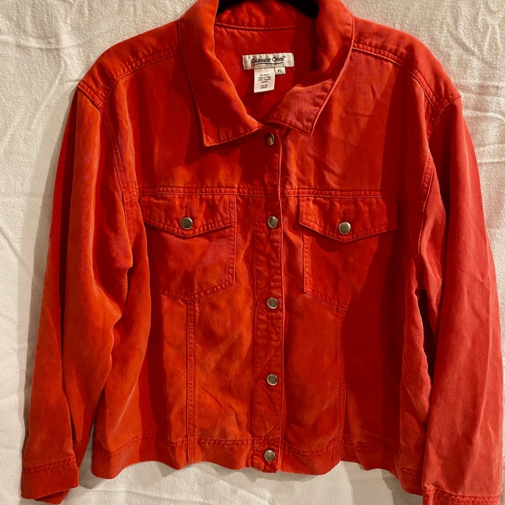 Red jacket